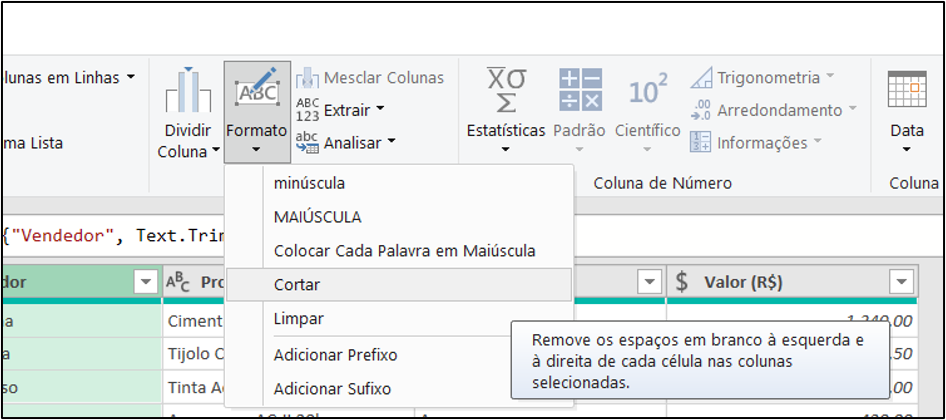 retirando espaços extras